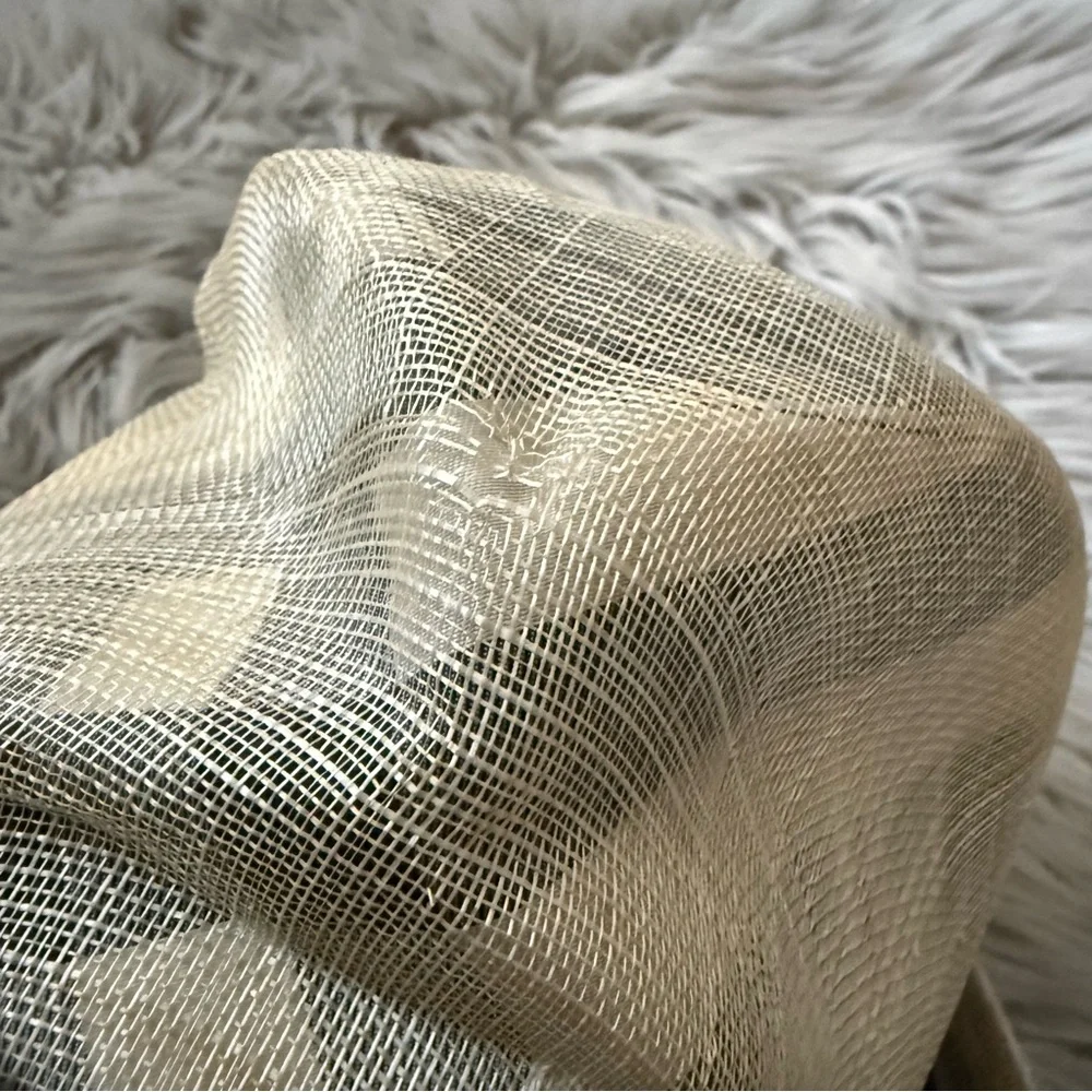 BURBERRY Houseferry Check Straw Fedora Hat London Size M